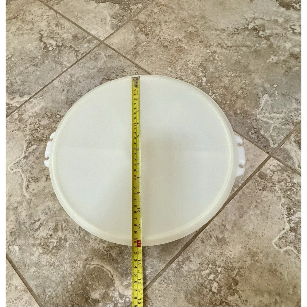 Tupperware‎ Divided Serving Tray 13 Inch White Vintage Veggie Platter 1205 1514